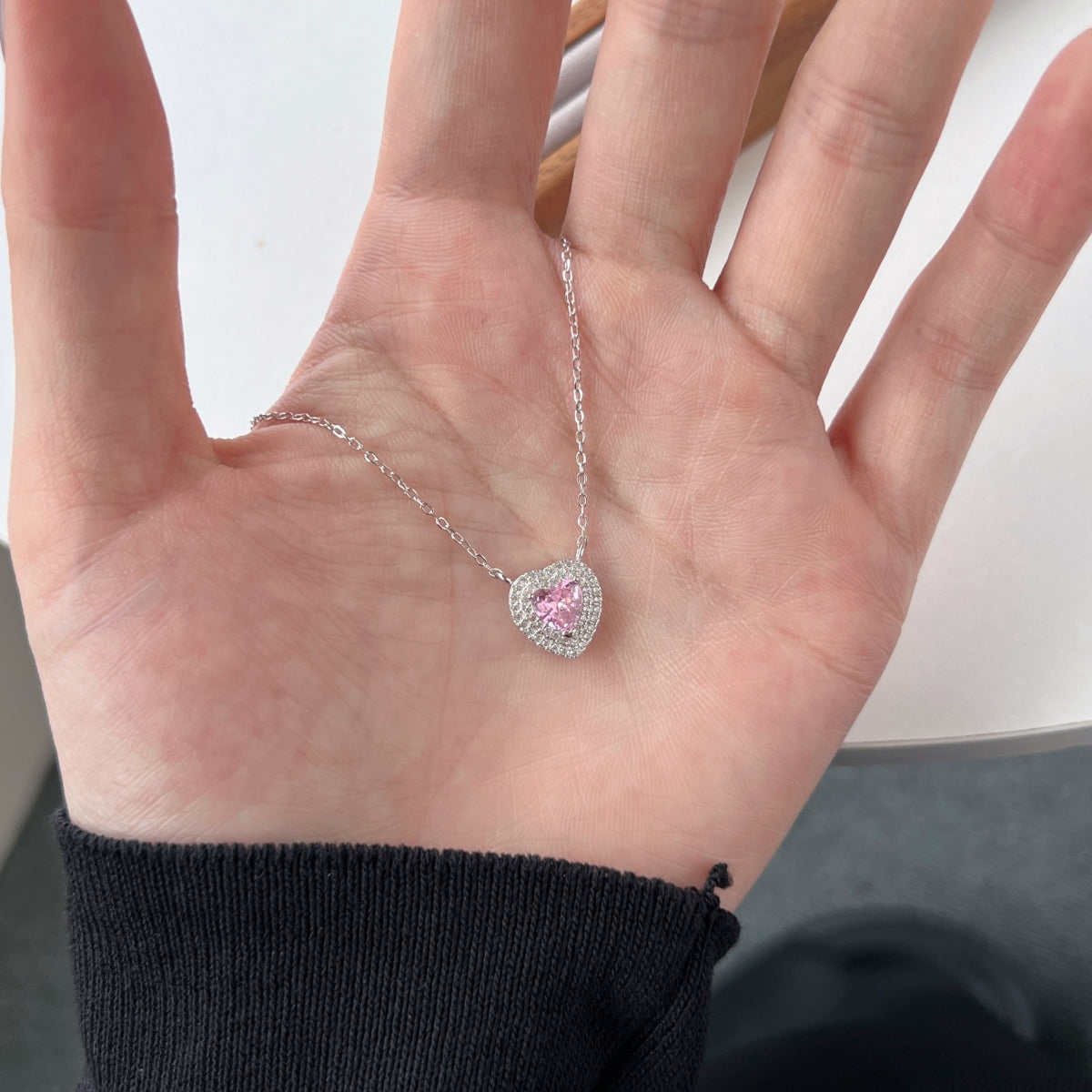 [Everoly JW]Exquisite Heart Shape Necklace