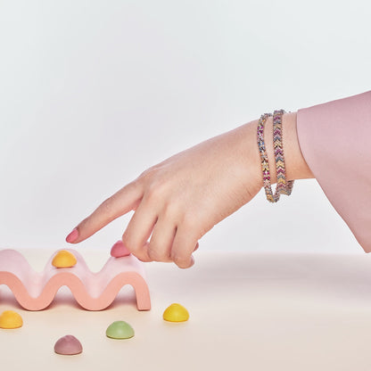 [Everoly JW]Ornate Sparkling Round Cut Party Bracelet