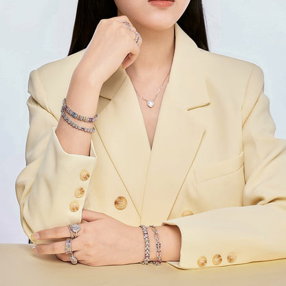 [Everoly JW]Dazzling Colorful Daily Bracelet