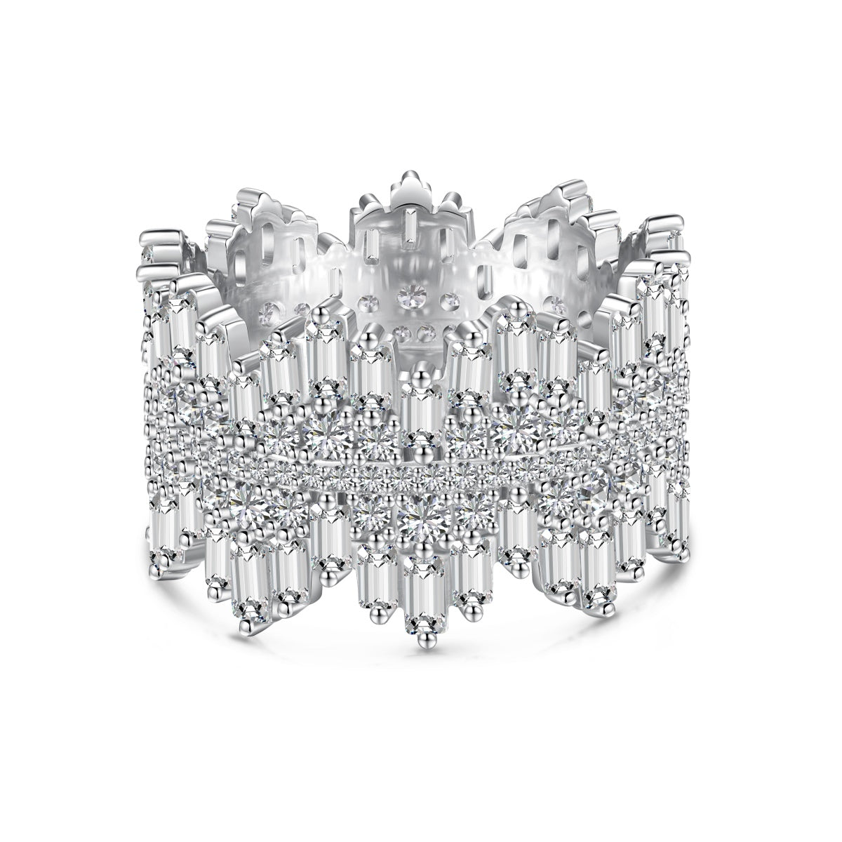 [Everoly JW]Luxurious Colorful Radiant Cut Daily Ring