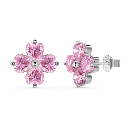 [Everoly JW]Four-Leaf Clover Ball Earrings