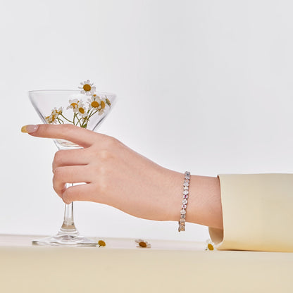 [Everoly JW]Dazzling Radiant Multi Cut Daily Bracelet