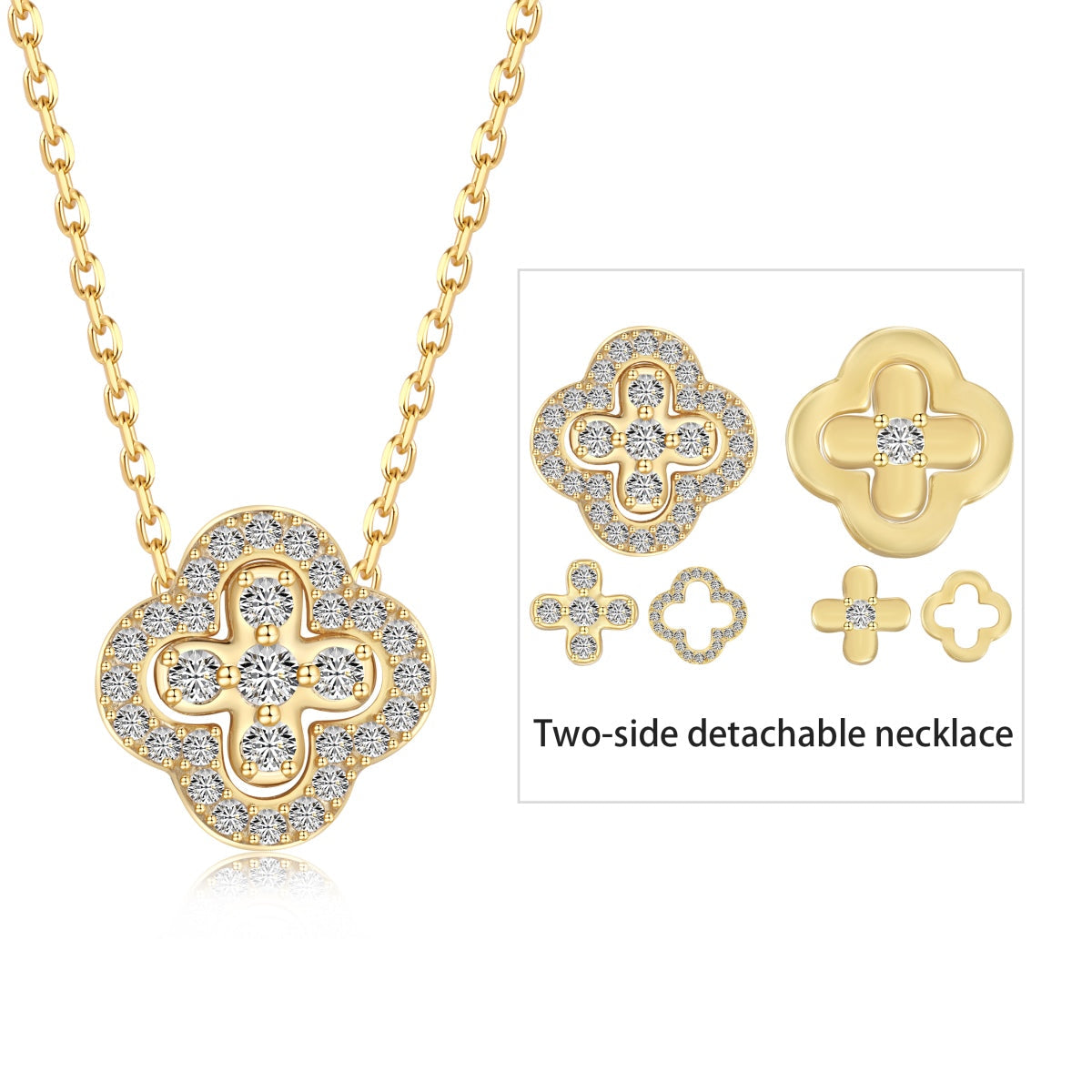 [Everoly JW]Four-Leaf Clover Various DIY Wearable Necklaces