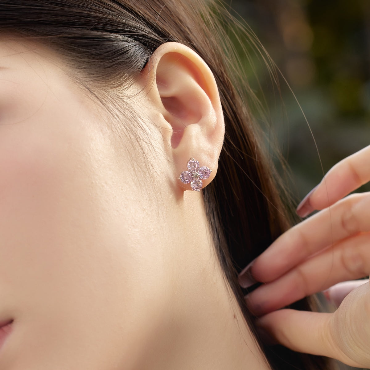 [Everoly JW]Four-Leaf Clover Eight-Pointed Star Earrings