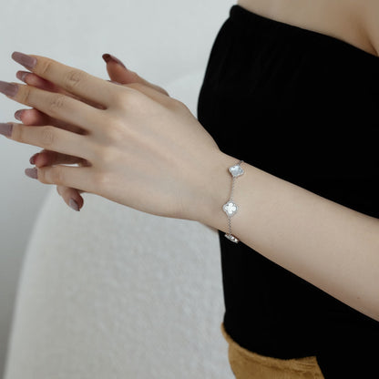 [Everoly JW]Four-Leaf Clover Exquisite Bracelet