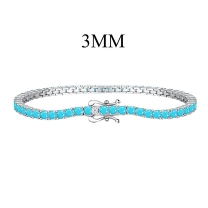 [Everoly JW]Dainty Charming Round Cut Tennis Bracelet