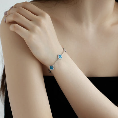 [Everoly JW]Four-Leaf Clover Exquisite Bracelet