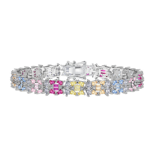 [Everoly JW]Delicate Colorful Multi Cut Party Bracelet
