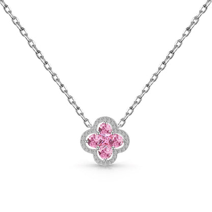 [Everoly JW]Spliced Lucky Four-Leaf Clover Versatile Necklace
