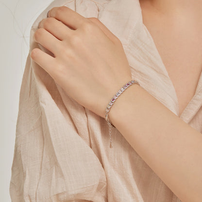 [Everoly JW]Delicate Colorful Multi Cut Daily Bracelet