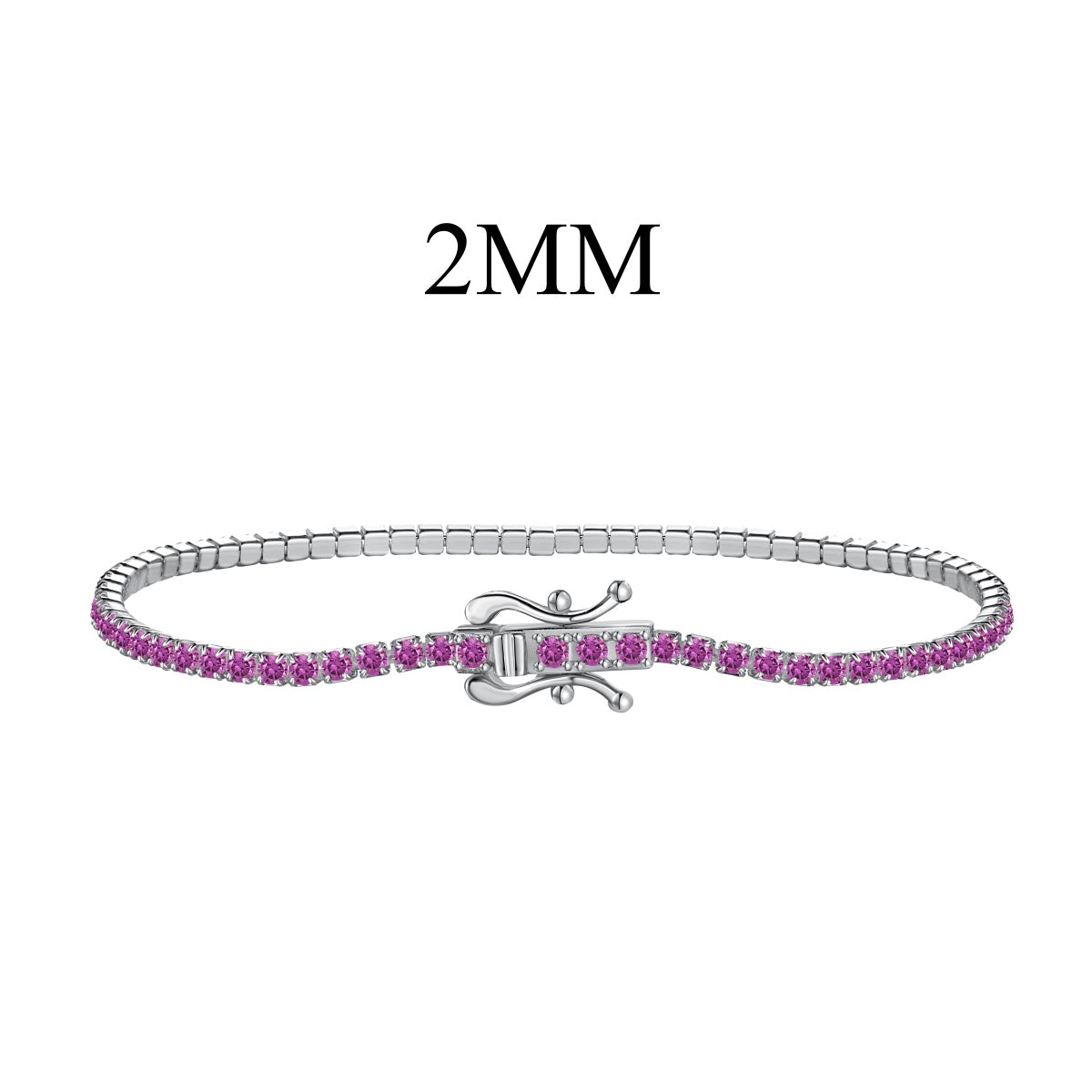 [Everoly JW]Radiant Colorful Round Cut Party Bracelet