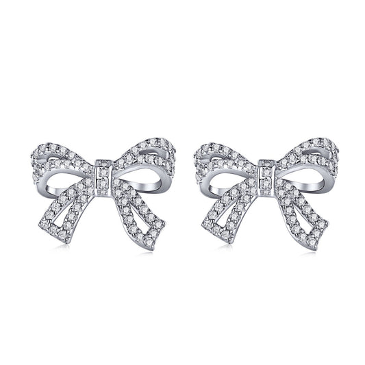 [Everoly JW]Dainty Bow Shape Earrings