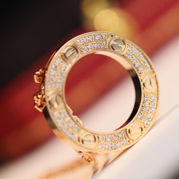 [Everoly JW]LOVE NECKLACE ADJUSTABLE ROSE GOLD