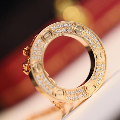 [Everoly JW]LOVE NECKLACE ADJUSTABLE ROSE GOLD