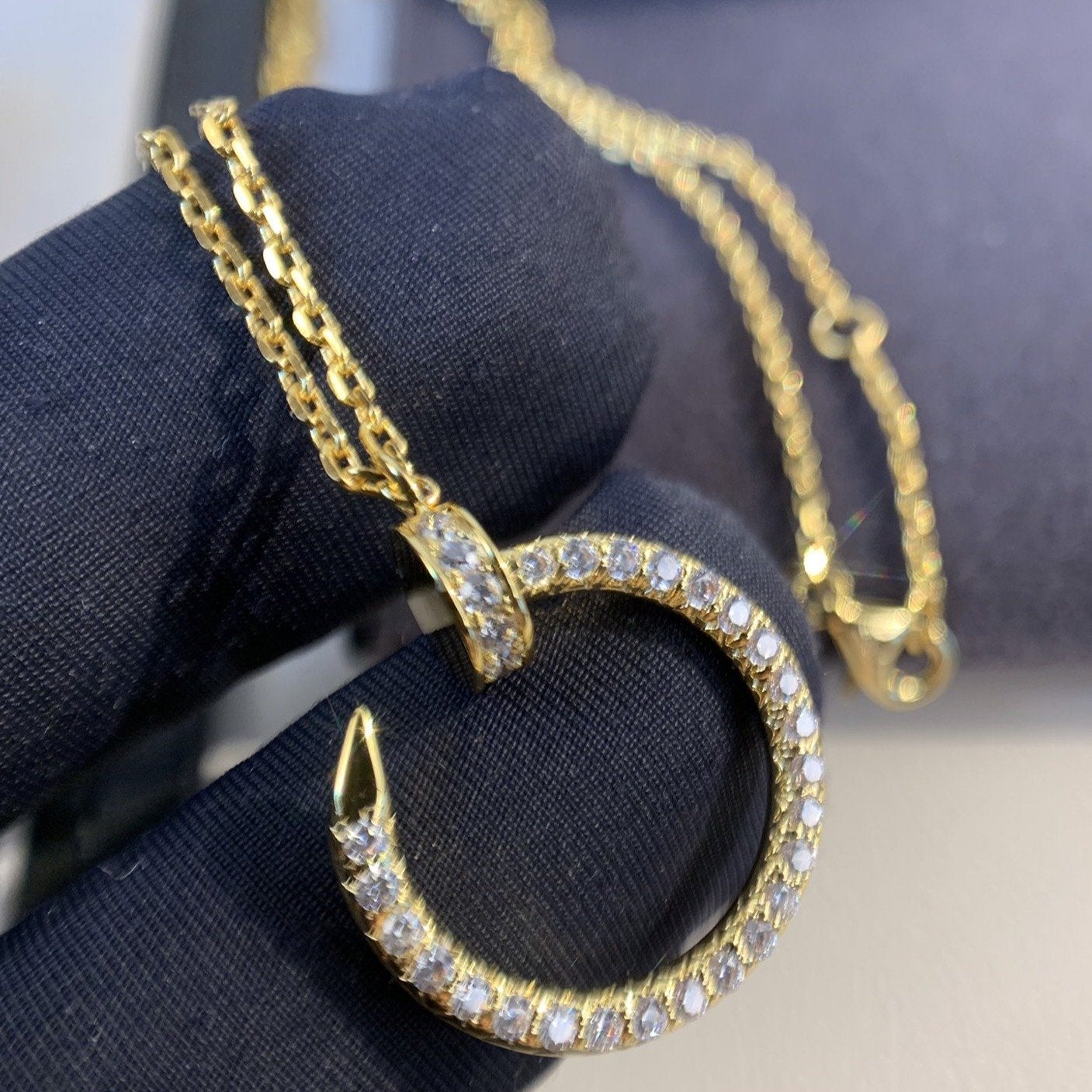[Everoly JW]JUSTE NECKLACE GOLD DIAMONDS