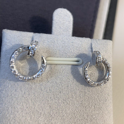 [Everoly JW]JUSTE EARRINGS SILVER DIAMONDS