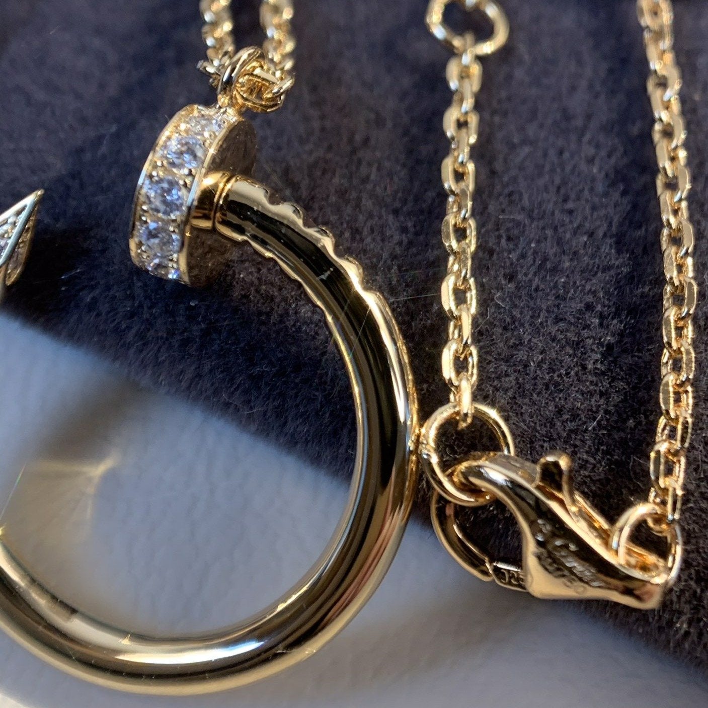 [Everoly JW]JUSTE NECKLACE PINK GOLD