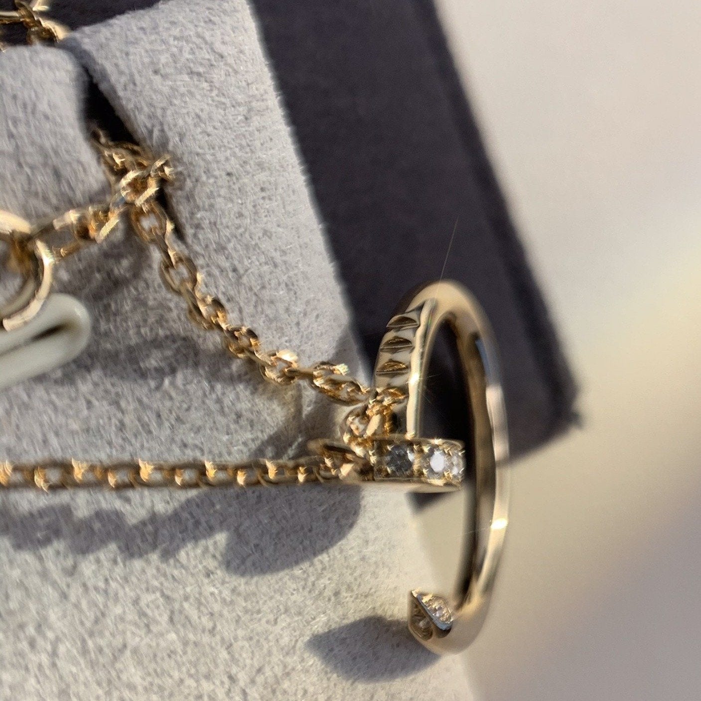 [Everoly JW]JUSTE NECKLACE PINK GOLD