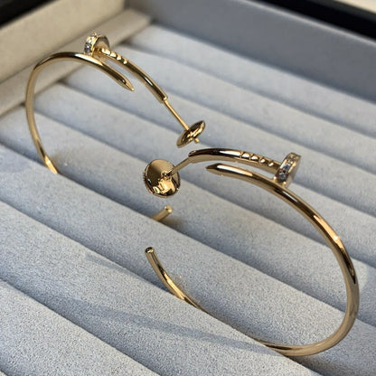 [Everoly JW]JUSTE EARRINGS GOLD DIAMONDS 1.8MM