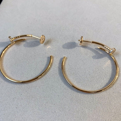 [Everoly JW]JUSTE EARRINGS GOLD DIAMONDS 1.8MM