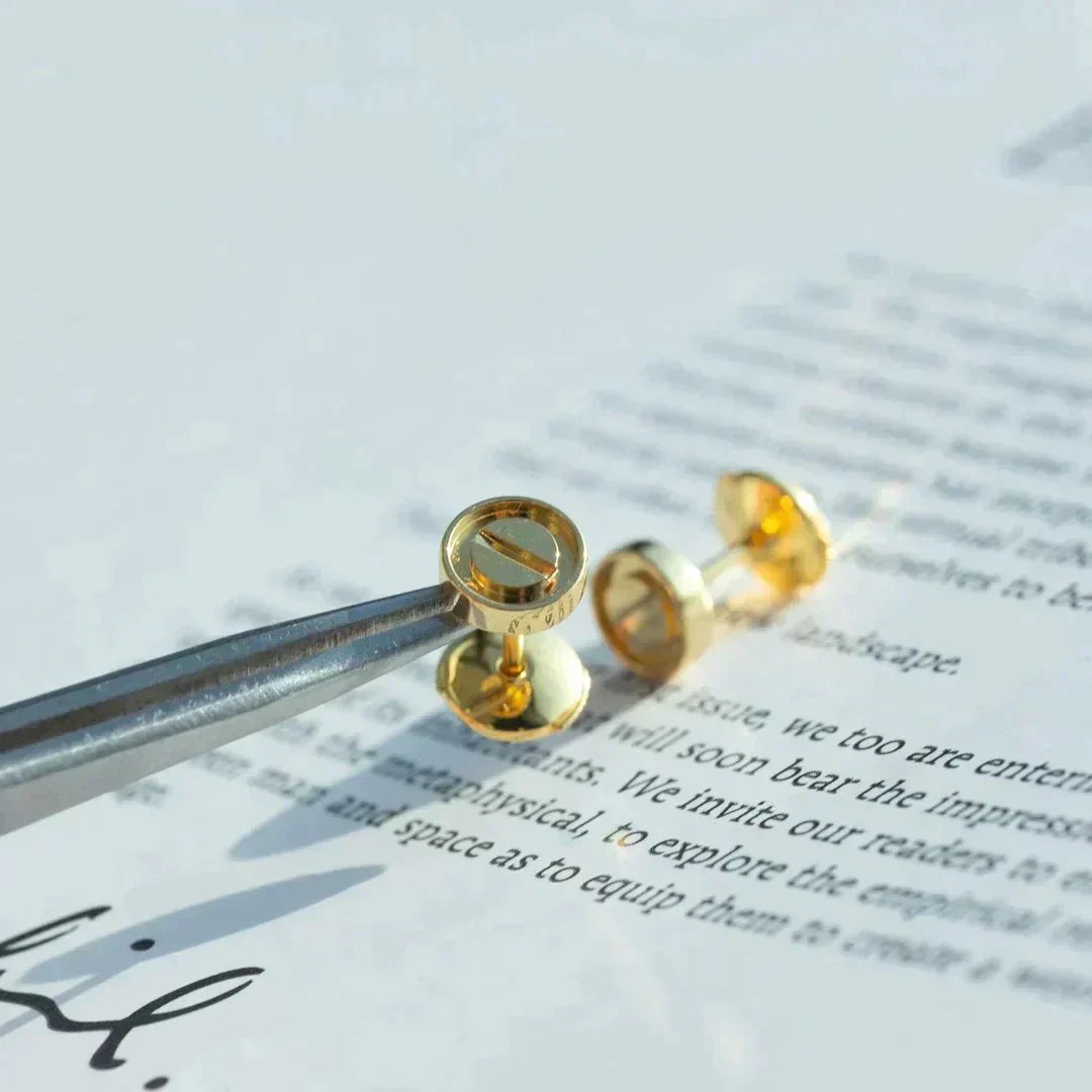 [Everoly JW]LOVE EARRINGS GOLD 10MM