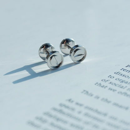 [Everoly JW]LOVE EARRINGS SILVER 10MM