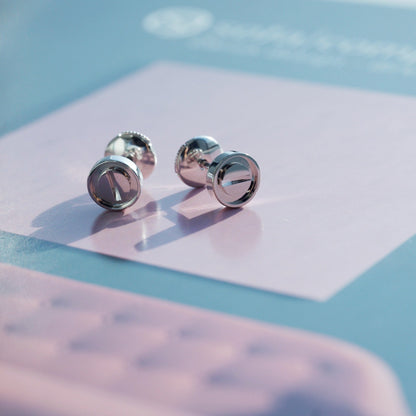 [Everoly JW]LOVE EARRINGS SILVER 10MM