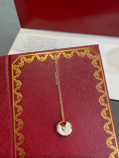 [Everoly JW]AMULETTE ROSE GOLD MOP NECKLACE