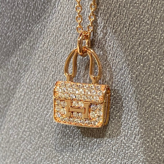 [Everoly JW]CONSTANCE PEDANT DIAMOND NECKLACE