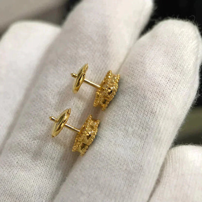 [Everoly JW]CLOVER MINI 9.5MM MALACHITE  EARRINGS