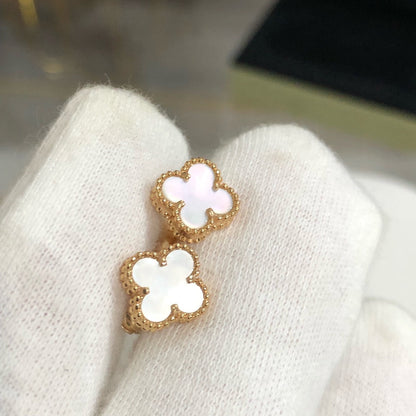 [Everoly JW]CLOVER MINI GOLD EARRINGS