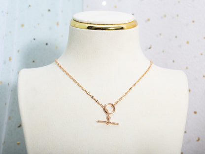[Everoly JW]ECHAPPEE NECKLACE PINK GOLD