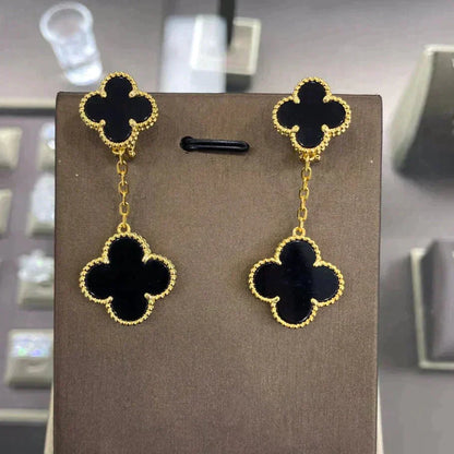 [Everoly JW]CLOVER 2 MOTIFS  EARRINGS (MULTIPLE CHOICESC