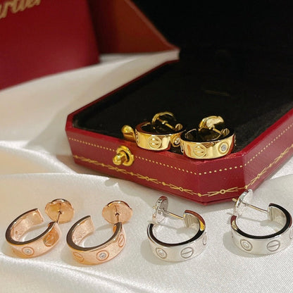 [Everoly JW]LOVE EARRINGS 5.7MM 2 DIAMONDS