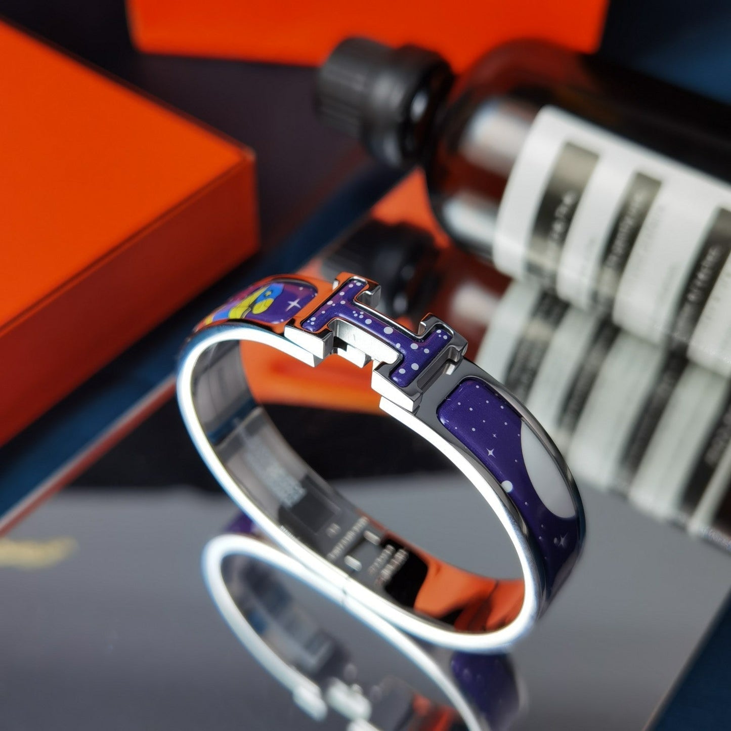 [Everoly JW]H STAR AND MOON BRACELET 12MM