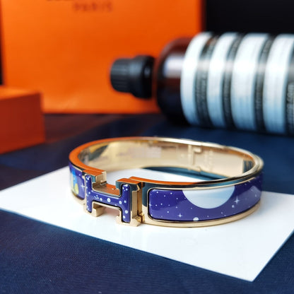 [Everoly JW]H STAR AND MOON BRACELET 12MM