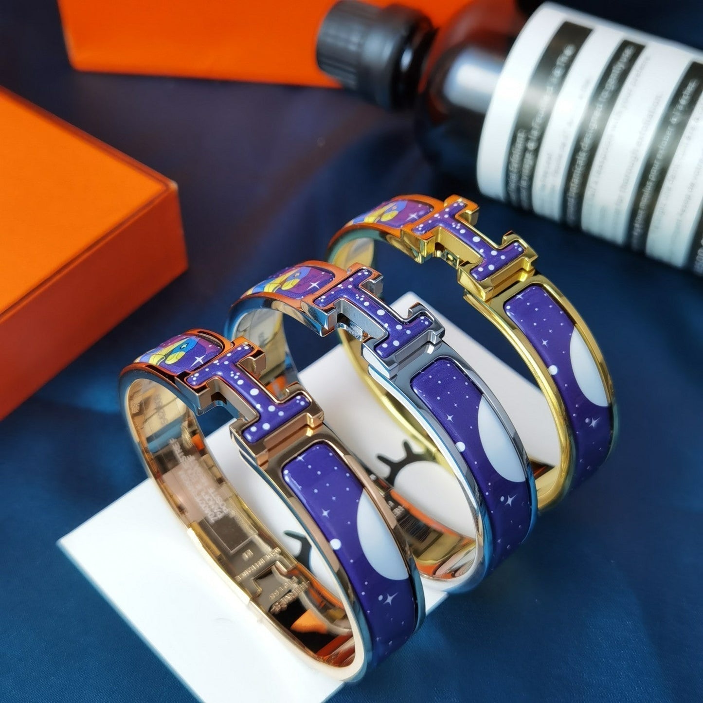 [Everoly JW]H STAR AND MOON BRACELET 12MM