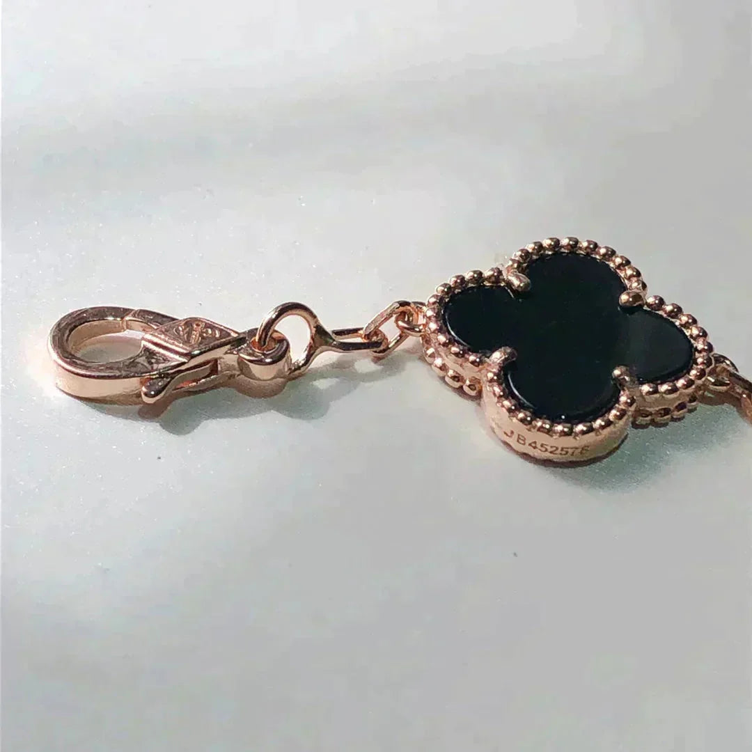 [Everoly JW]CLOVER 5 MOTIFS MULTICOLOR  BRACELET