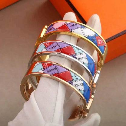 [Everoly JW]H BRACELET DOTTED BORDER 12MM