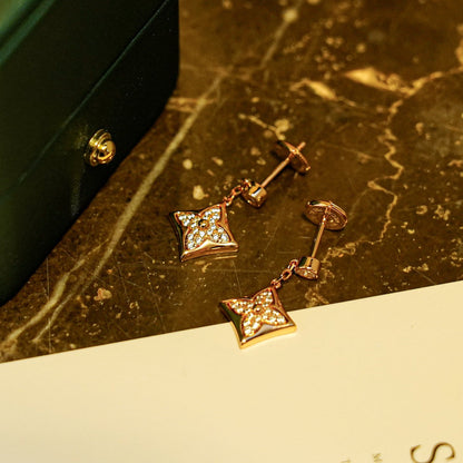 [Everoly JW]STAR DIAMONDS EARRINGS GOLD