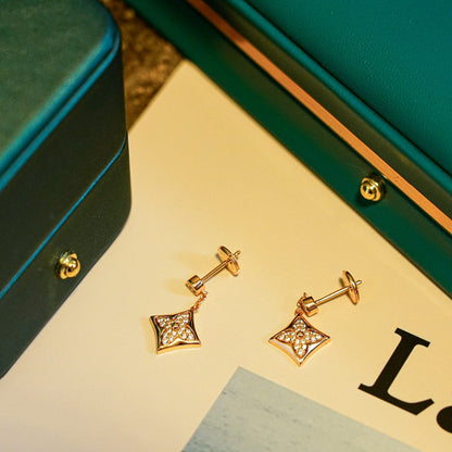 [Everoly JW]STAR DIAMONDS EARRINGS GOLD