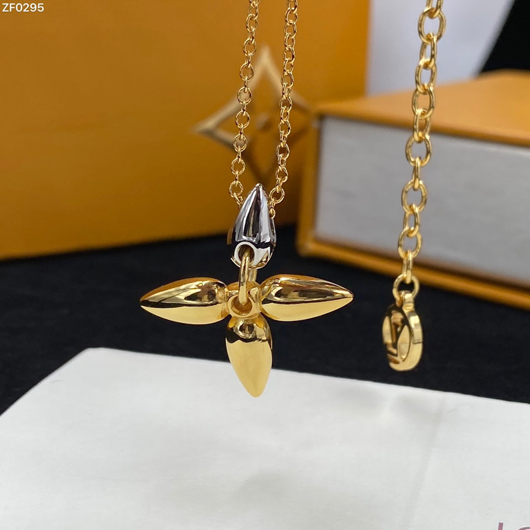 [Everoly JW]LOUISETTE PEDANT GOLD NECKLACE