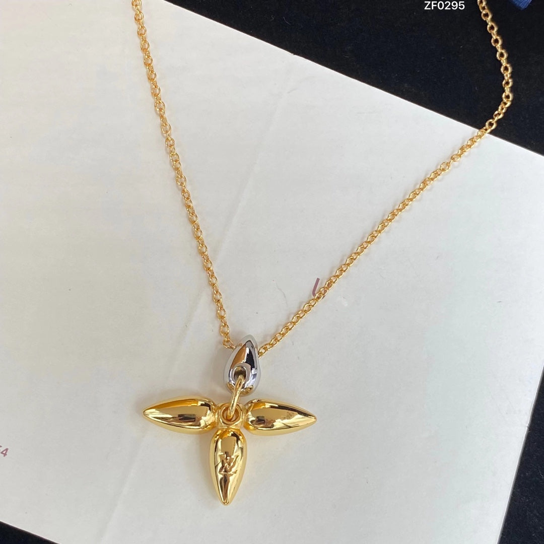 [Everoly JW]LOUISETTE PEDANT GOLD NECKLACE