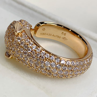 [Everoly JW]PANTHERE PINK GOLD DIAMOND RING