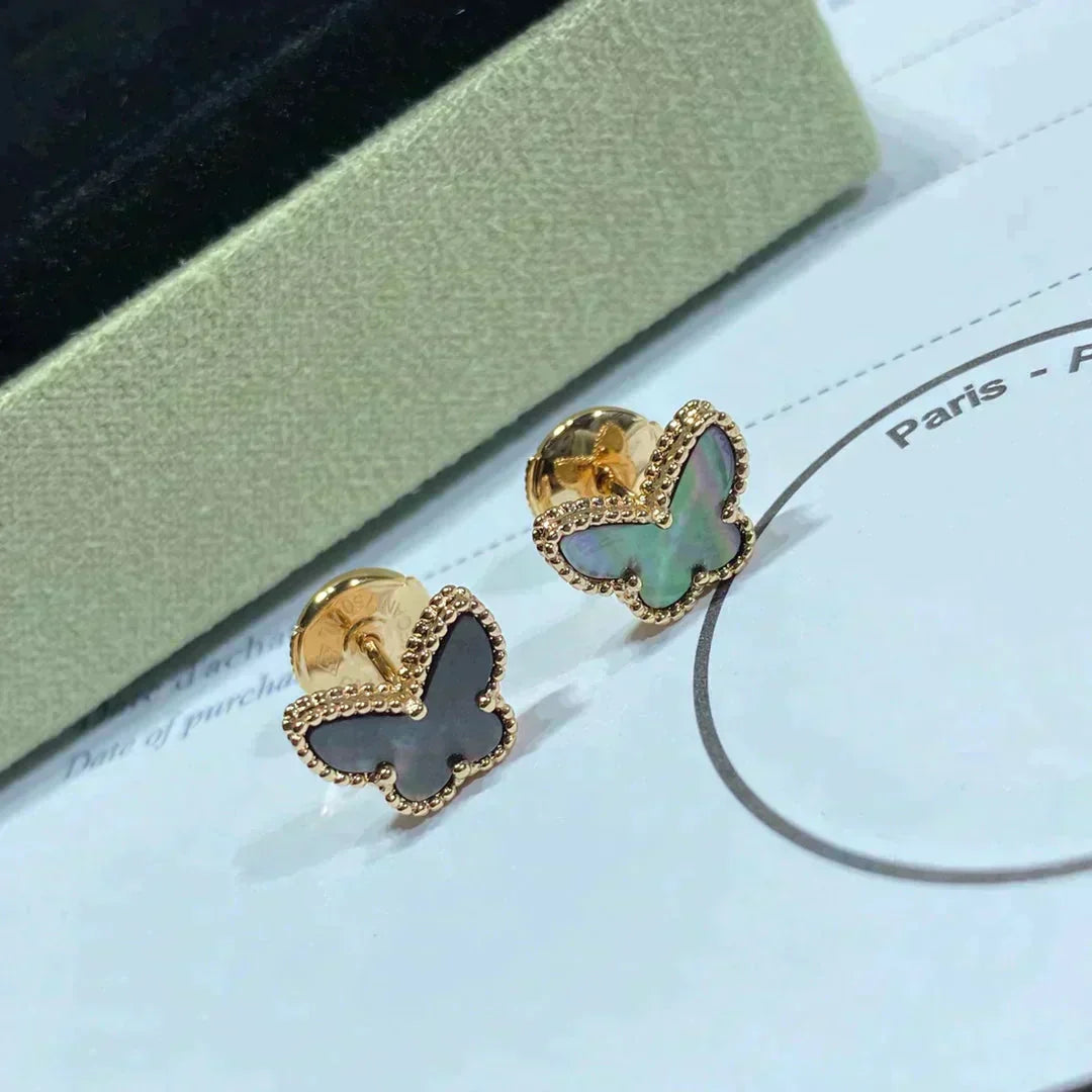[Everoly JW]BUTTERFLY DARK MOP  EARRINGS