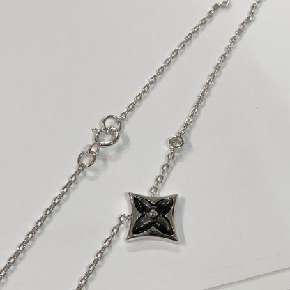 [Everoly JW]STAR BLACK MOP NECKLACE