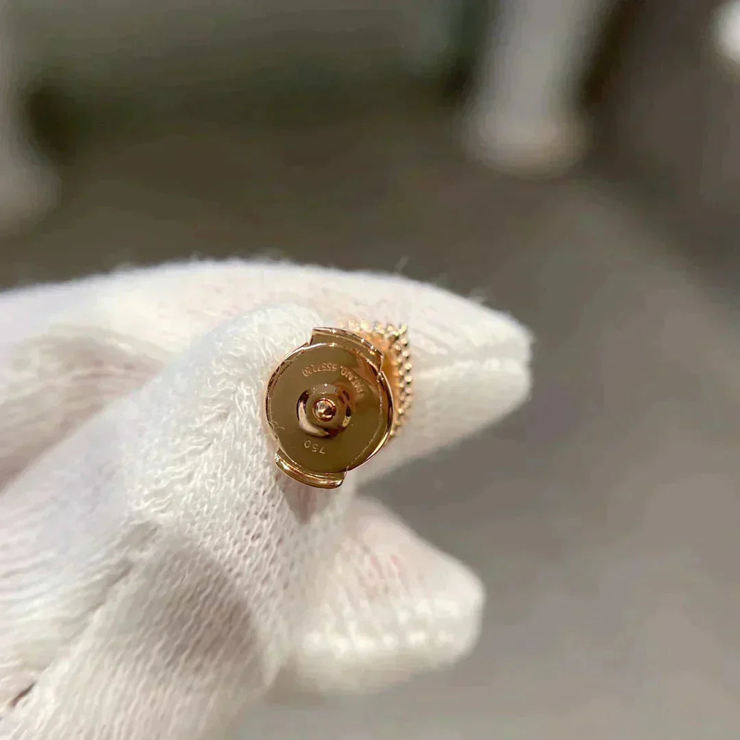 [Everoly JW]HEART CARNELIAN STUD EARRINGS