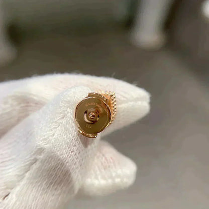 [Everoly JW]HEART CARNELIAN STUD EARRINGS