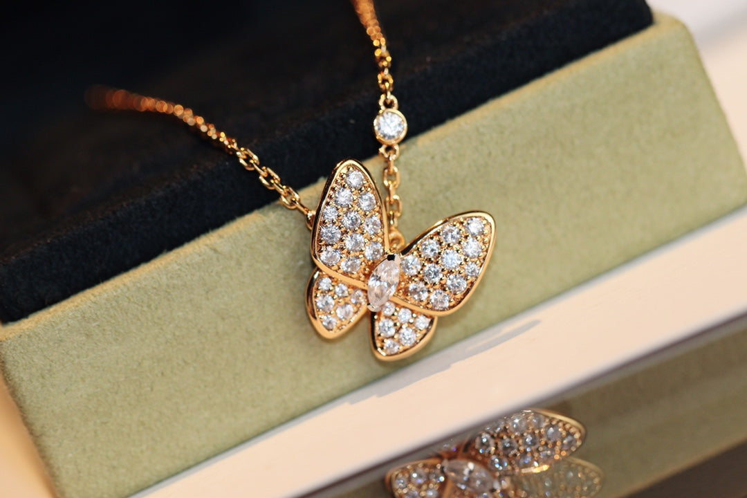[Everoly JW]BUTTERFLY DIAMOND NECKLACE