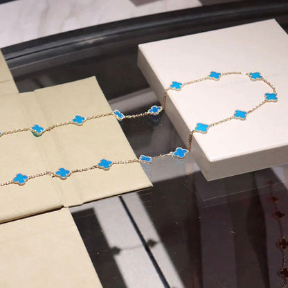 [Everoly JW]CLOVER 20 MOTIFS TURQUOISE GOLD